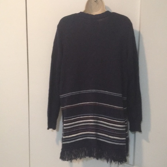 Boho fringe open front cardi - Picture 4 of 5